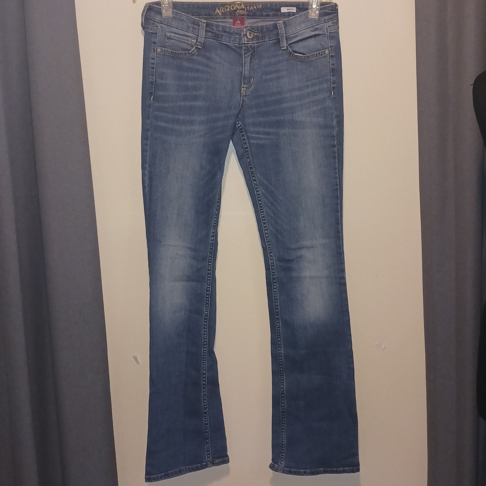 Arizona Jean Co Bootcut Jeans Medium Wash Blue Stretch Denim 11L